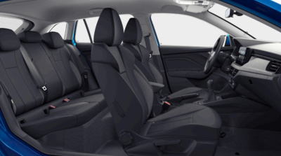 Škoda Scala 1.0 TSI Selection (pohľad do interiéru)