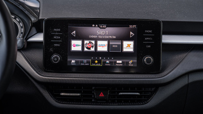 Škoda Fabia 1.0 MPI Essence (pohľad do interiéru)