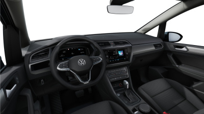 VW Touran 1.5 TSI Limited (pohľad do interiéru)