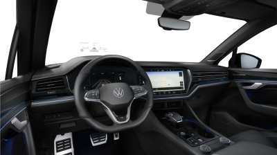 VW Touareg 3.0 TDI R-Line Limited (pohľad do interiéru)