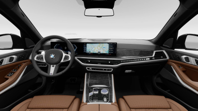 BMW X5 40i xDrive (pohľad do interiéru)