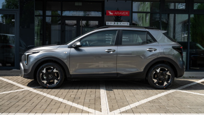 Kia Stonic 1.0 T-GDi Silver (pohľad zboku)
