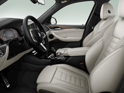 BMW X3 30d xDrive (pohľad do interiéru)