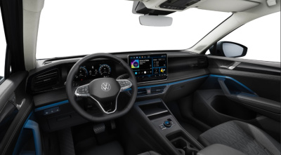 VW Tiguan 1.5 eTSI Limited (pohľad do interiéru)