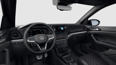 VW T-Cross 1.5 TSI R-Line Limited (pohľad do interiéru)