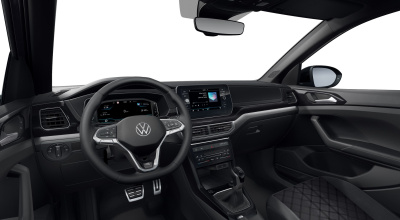 VW T-Cross 1.5 TSI R-Line Limited (pohľad do interiéru)
