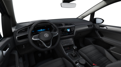 VW Touran 1.5 TSI Limited (pohľad do interiéru)