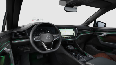 VW Touareg 3.0 TDI Premium Limited (pohľad do interiéru)