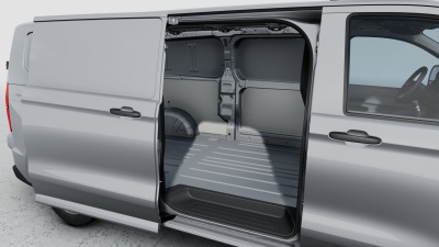 VW Transporter LR 2.0 TDI (pohľad do interiéru)