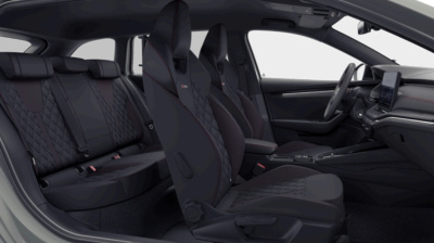 Škoda Octavia Combi 2.0 TSI RS (pohľad do interiéru)