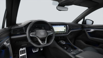 VW Touareg 3.0 TDI R-Line Limited (pohľad do interiéru)