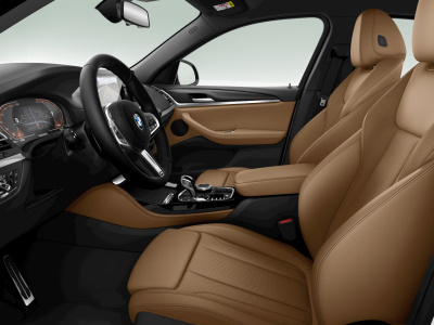 BMW X4 30d xDrive (pohľad do interiéru)