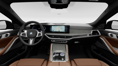 BMW X6 30d xDrive (pohľad do interiéru)