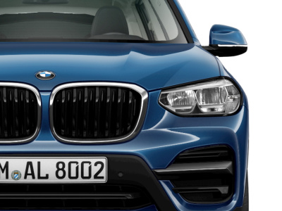 BMW X3 20i xDrive (pohľad do interiéru)