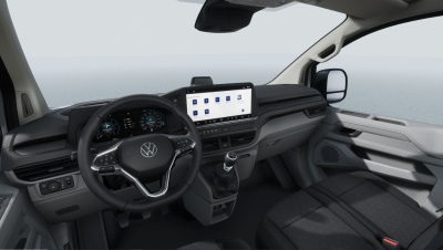 VW Transporter LR 2.0 TDI (pohľad do interiéru)