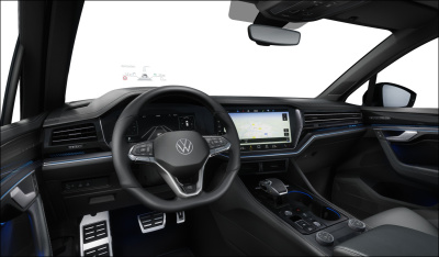 VW Touran 1.5 TSI Limited (pohľad do interiéru)