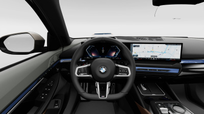 BMW 540d xDrive Touring (pohľad do interiéru)