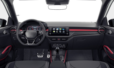 Škoda Fabia 1.5 TSI Monte Carlo (pohľad spredu)