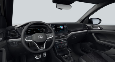 VW T-Cross 1.5 TSI R-Line Limited (pohľad do interiéru)