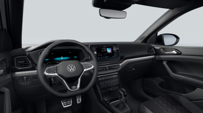 VW T-Cross 1.0 TSI R-Line Limited (pohľad do interiéru)