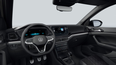 VW T-Cross 1.0 TSI R-Line Limited (pohľad do interiéru)