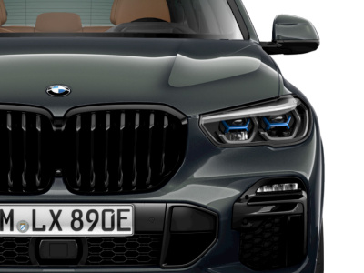 BMW X5 45e xDrive (pohľad do interiéru)