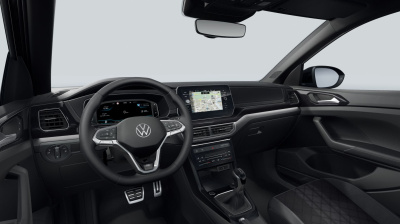 VW T-Cross 1.5 TSI R-Line Limited (pohľad do interiéru)