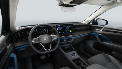 VW Tiguan 1.5 eTSI Limited  (pohľad do interiéru)