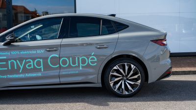 Škoda Enyaq Coupé 85x Sportline 4x4 (pohľad do interiéru)