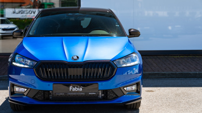 Škoda Fabia 1.5 TSI Monte Carlo (pohľad spredu)