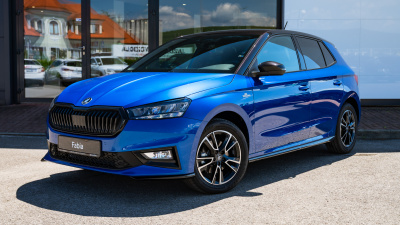 Škoda Fabia 1.5 TSI Monte Carlo (pohľad zboku)