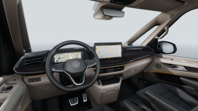 VW Multivan Style Long 2.0 TSI (pohľad do interiéru)