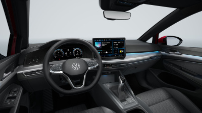 VW Golf 1.5 TSI Limited (pohľad do interiéru)