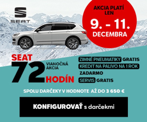 Akcia SEAT 72 HODÍN