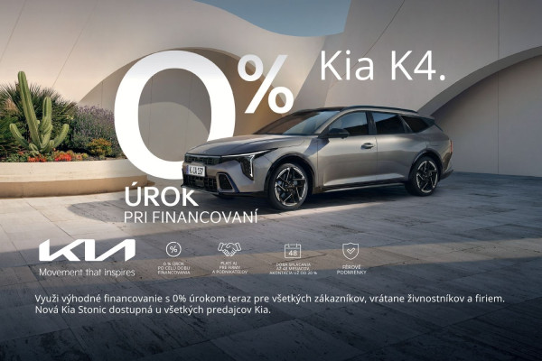 Nová KIA K4 a K4 SW skladom!